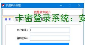 卡密登录系统：安全便捷的软件授权解决方案
